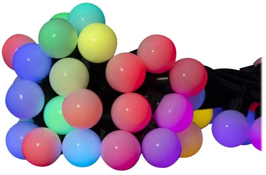 Nedis Išmani LED girlianda, 230Vac, 10,8m, 48 x Ø30mm LED, RGB+, Wi-Fi, TUYA