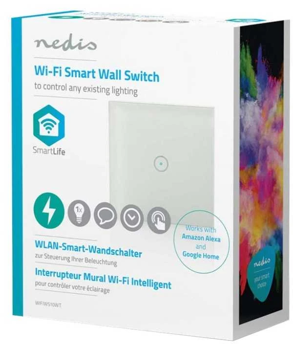 Nedis WiFi Smart Light Switch (WIFIWS10WT) – paprasta