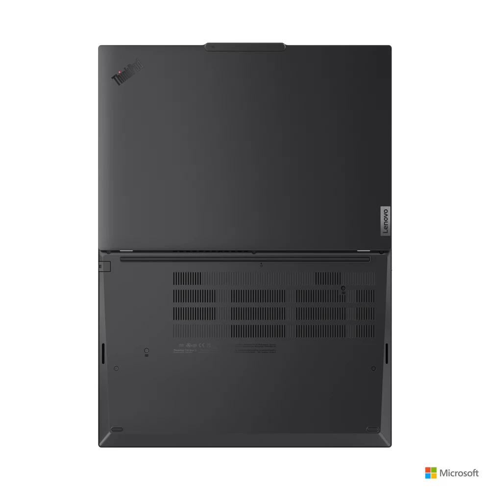 Nešiojamas kompiuteris Lenovo ThinkPad T16 Gen 3 | Intel Core Ultra 7 155U, 16" WUXGA, 32 GB RAM, 512 GB SSD, Windows 11 Pro | Juodas
