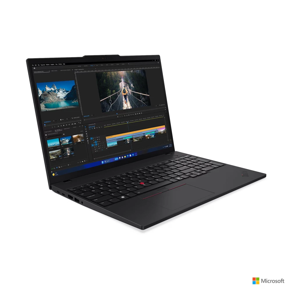 Nešiojamas kompiuteris Lenovo ThinkPad T16 Gen 3 | Intel Core Ultra 7 155U, 16" WUXGA, 32 GB RAM, 512 GB SSD, Windows 11 Pro | Juodas