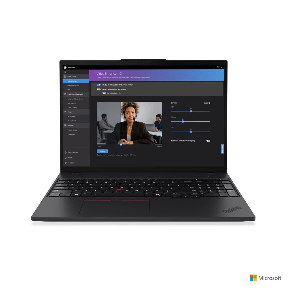 Nešiojamas kompiuteris Lenovo ThinkPad T16 Gen 3 | Intel Core Ultra 7 155U, 16" WUXGA, 32 GB RAM, 512 GB SSD, Windows 11 Pro | Juodas