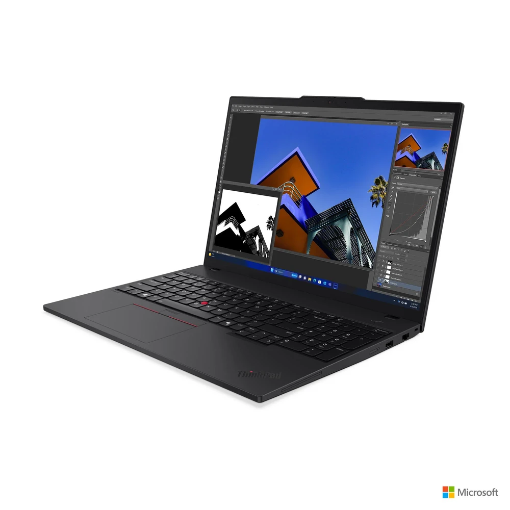 Nešiojamas kompiuteris Lenovo ThinkPad T16 Gen 3 | Intel Core Ultra 7 155U, 16" WUXGA, 32 GB RAM, 512 GB SSD, Windows 11 Pro | Juodas