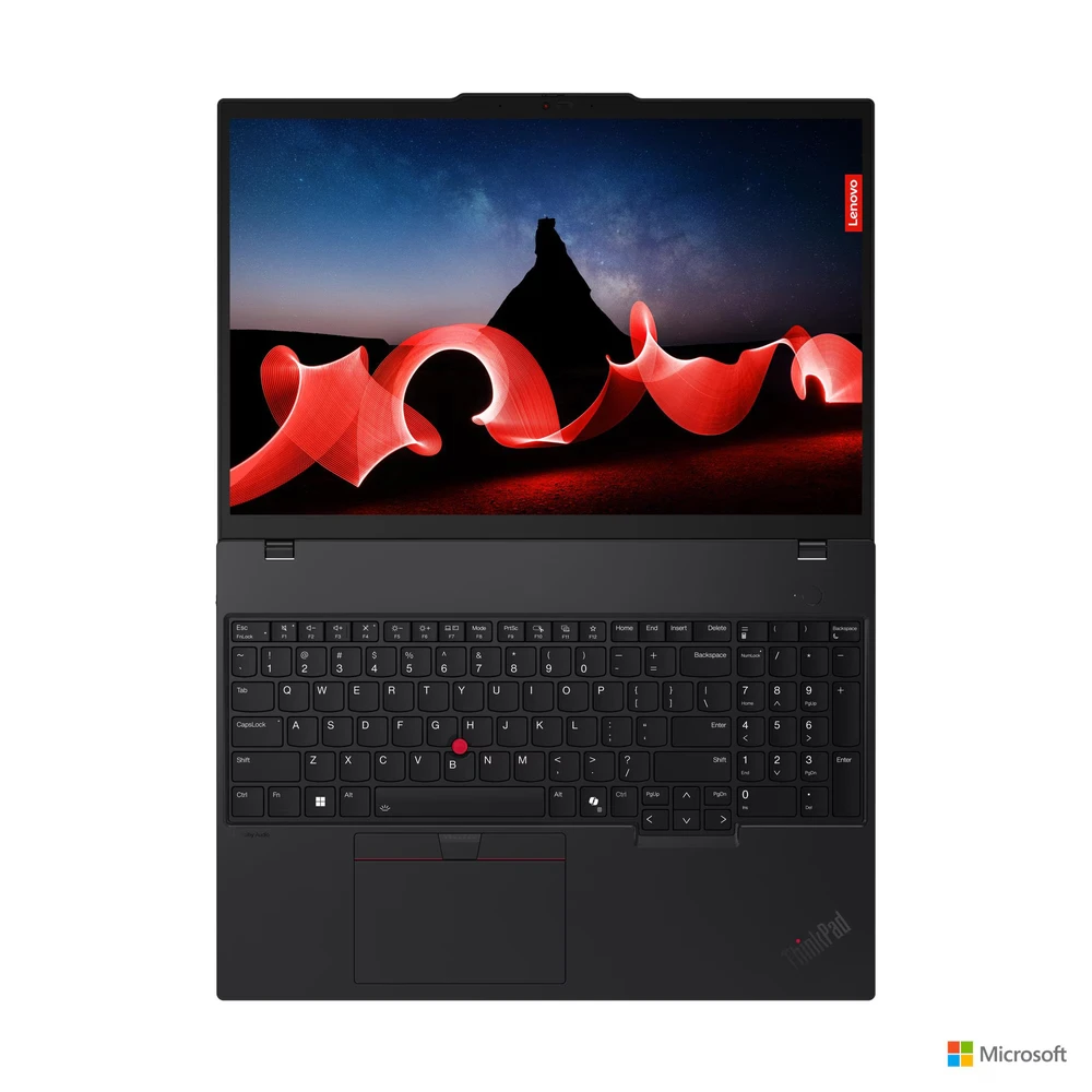 Nešiojamas kompiuteris Lenovo ThinkPad T16 Gen 3 | Intel Core Ultra 7 155U, 16" WUXGA, 32 GB RAM, 512 GB SSD, Windows 11 Pro | Juodas
