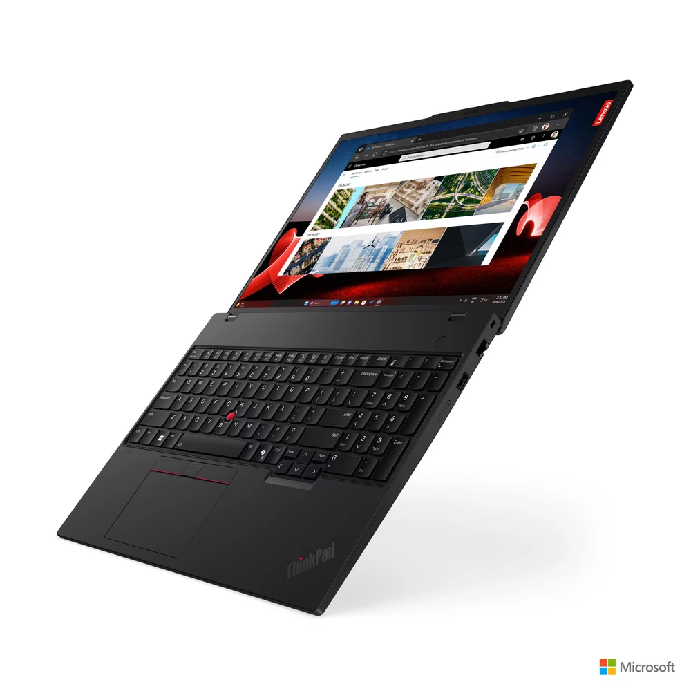 Nešiojamas kompiuteris Lenovo ThinkPad T16 Gen 3 | Intel Core Ultra 7 155U, 16" WUXGA, 32 GB RAM, 512 GB SSD, Windows 11 Pro | Juodas