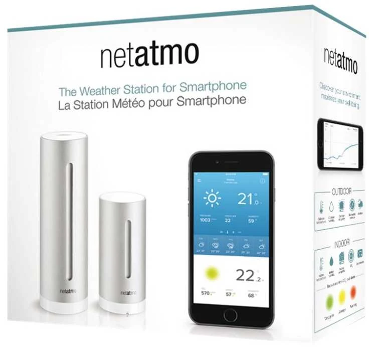 Netatmo NWS01-EC Išmanioji orų stotelė