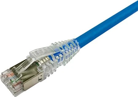 Netconnect Commscope Patch kabelis Cat.6A STP 15m HF mėlynas