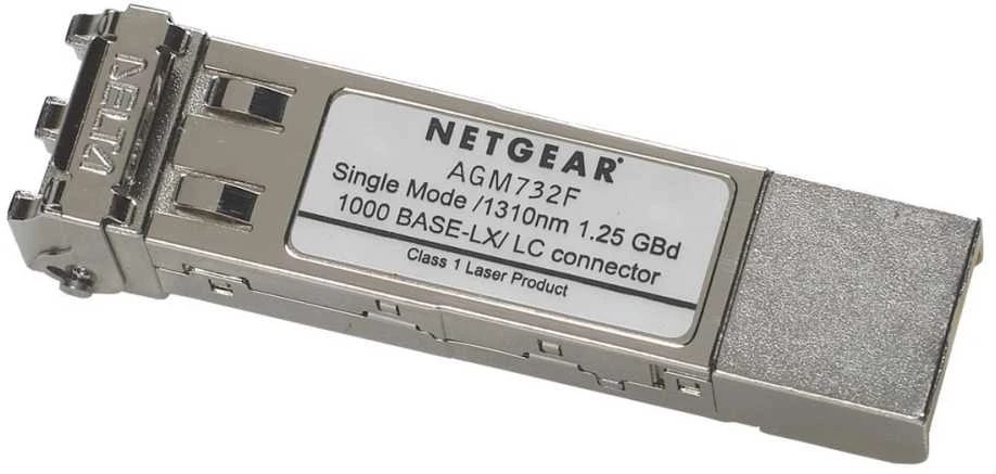 Šakotuvas Netgear Fibre Gigabit 1000Base-LX (LC) SFP GBIC Module tinklo komutatoriaus komponentas