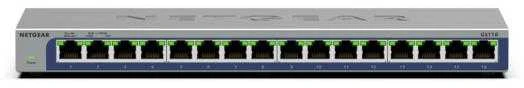 Šakotuvas Tinklo Įranga - Netgear GS116-300EUS 16-Port Gigabit Ethernet Switch