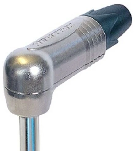 Neutrik NP3RX-B, 1/4" telefono kištukas, juoda, auksinė, -20 - 65 °C, 15.4 mm, 52 mm