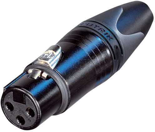 Jungtis XLR/f Neutrik NC3FXX-B