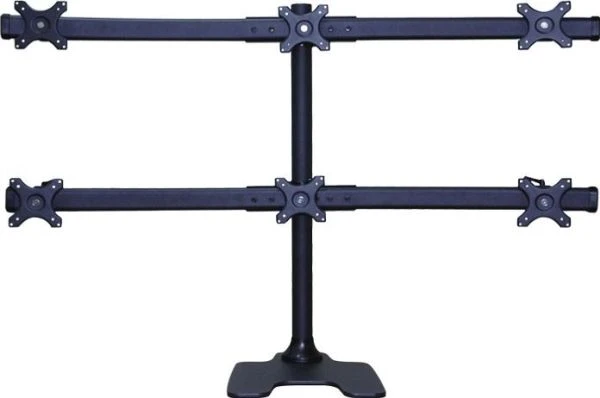 Neomounts Newstar FPMA-D700D6 monitoriaus laikiklis arba stovas 68,6 cm (27") Gnybtas Juoda