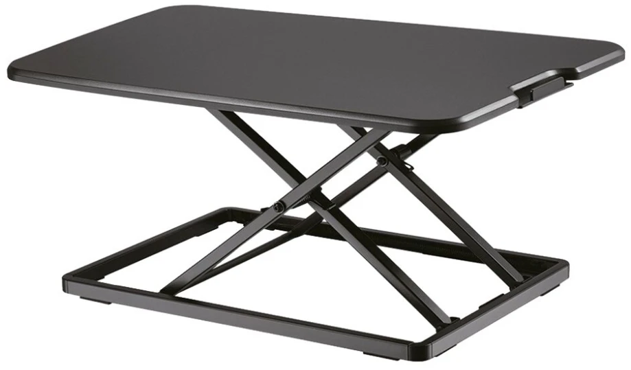 „Neomounts NEWSTAR WORKSTATION“ – SĖDIMO-STOVIMO DARBO VIETA (AUKŠČIO REGULIAVIMAS: 4–40 CM), Juodas