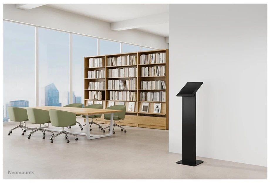 NewStar Neomounts WL15-603BL1 Planšetinio kompiuterio dėklas 14,6" | 37,1 cm – užrakinamas, Juodas, 37,1 cm (14,6"), Universalus, 37,1 cm (14,6"), Plieninis, 1kg