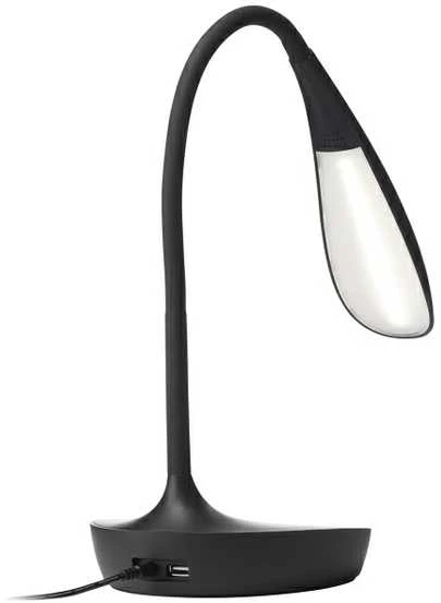 Nielsen_Light STALINĖ LEMPA SAMBA USB LED JUODA