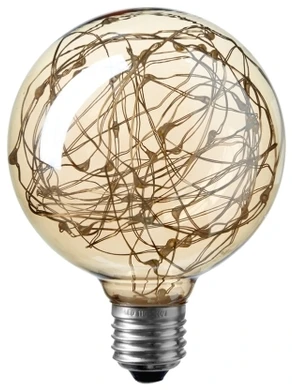 Nielsen_Light LED lemputė 4W GLOBE BASIC auksinio stiklo Ø125