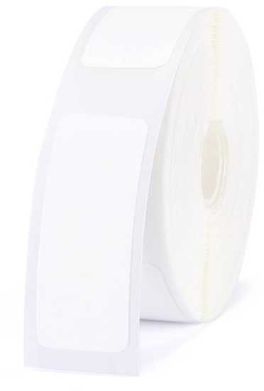 Terminės etiketės Niimbot lipdukai 12x40 mm, 160 vnt (balti)
