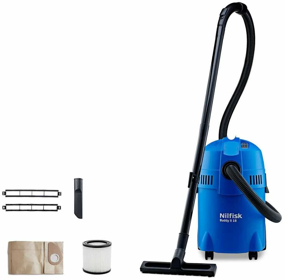 Dulkių siurblys Nilfisk Buddy II 18 Juodas, Mėlyna 18 L 1200 W