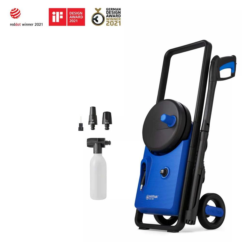 Nilfisk Core 140-6 PowerControl EU aukšto slėgio plovimo įrenginys Upright Elektrinis 474 l/h 1800 W Mėlyna