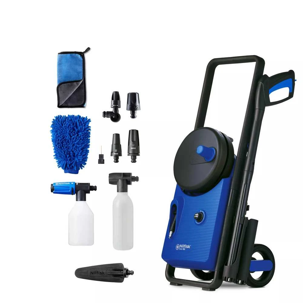 Nilfisk Core 150-10 PowerControl LUXURY CAR WASH slėginis ploviklis Upright Elektrinis 468 l/h 2000 W Mėlyna