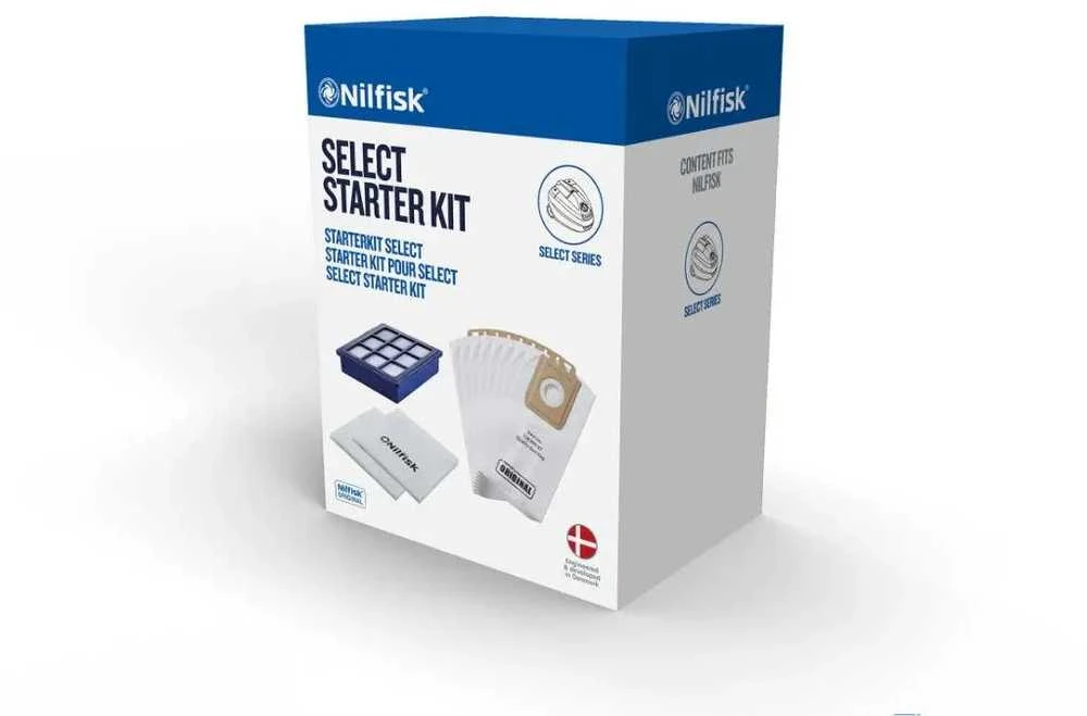 Nilfisk 107414060 Starter Kit – Priedas dulkių siurbliui (Starter Kit, Juodas, Baltas, Select Classic Žalias CN Select Classic Žalias EU Select Classic Baltas EU Select Classic Baltas UK)