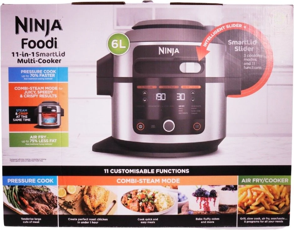 Daugiafunkcinis puodas Ninja Foodi 11-in-1 Multi-Cooker, 6 l talpos (OL550EU)