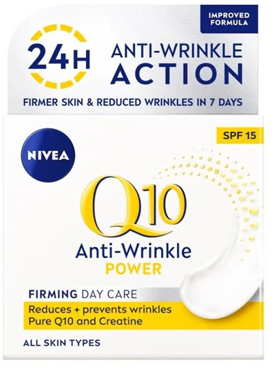 Nivea Q10 Plus dieninis veido kremas normaliai ir sausai odai 50 ml