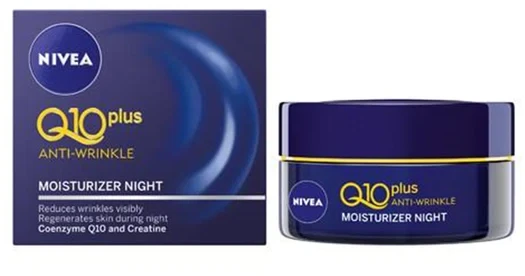 Nivea Stangrinamasis naktinis kremas nuo raukšlių Q10 Power 50 ml