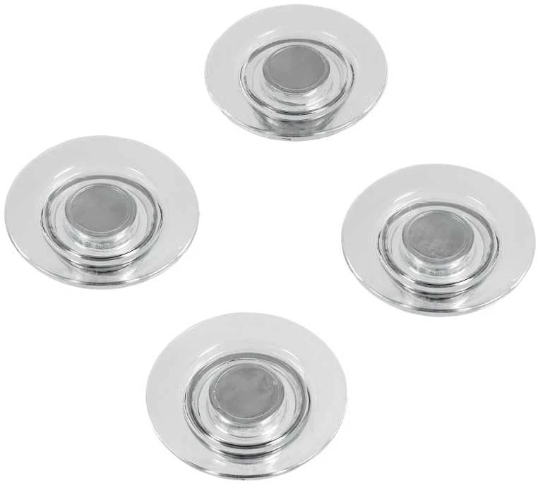 Nobo NobO reti Žemės magnetai, apvalios, 32 mm skersmens, 4vnt, skaidrūs