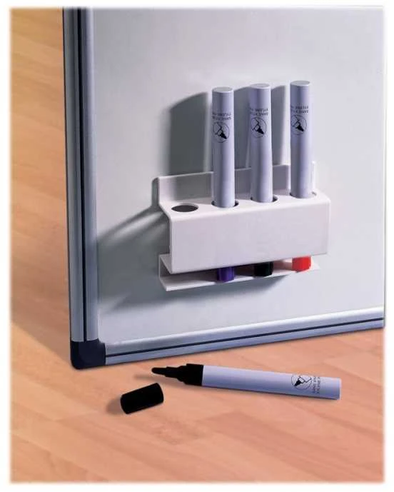 Magnetinės lentos žymeklių laikiklis NOBO Magnetic, 4 žymekliams