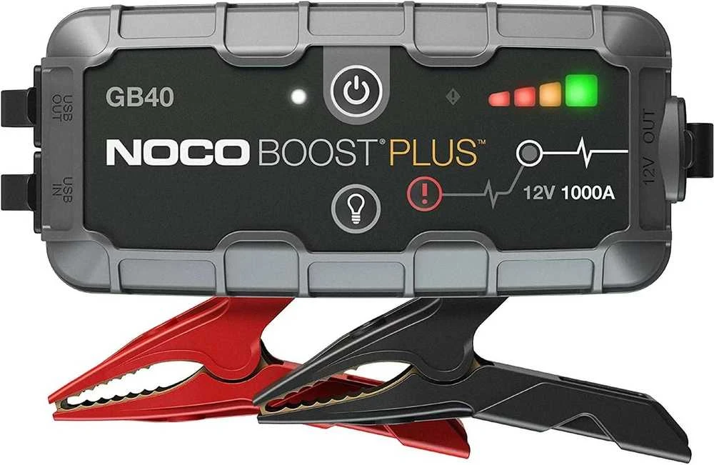 NOCO GB40 Boost 12V 1000A Jump Starter starteris su integruota 12V/USB baterija