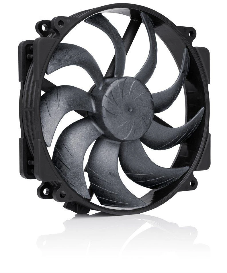 Noctua NF-A14X25r G2 PWM chromax.juodas fan, LCP – juodas, 140mm