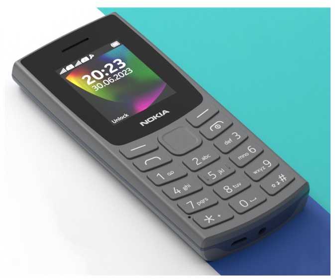 NOKIA 105 (2023) Dvi SIM kortelės TA-1557 anglis