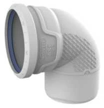 Nordisk Wavin Wavin Alkūnė PP-HT AS+ 160/87 SANIT.GRAY