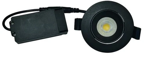 Nordtronic Įleidžiamas šviestuvas „Velia Low Profile“ 5W 3000K Cri>95 rudas, matinis rudas