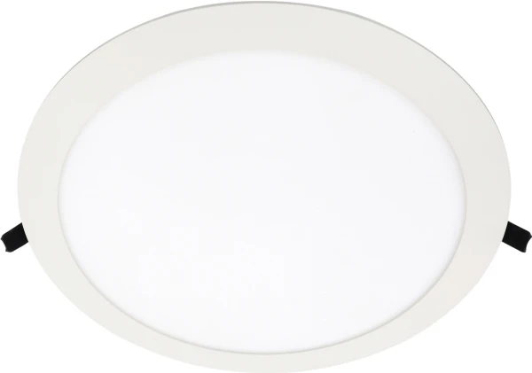 Nordtronic Lucette G2 Ø300 mm 24W 3000K - /4000K 2000/2100lm CRI90 IP44 Vidaus/lauko šviestuvas, reguliuojamo ryškumo, matinės baltos spalvos