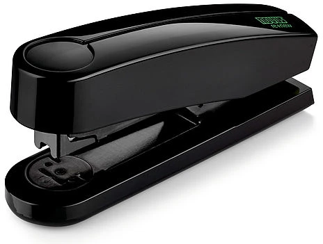 Novus B4 re+new, 40 lapų, Juoda, 24/6, 24/8, 26/6, 26/8, Metalas, Plastikas, 80 g/m², 6,5 cm
