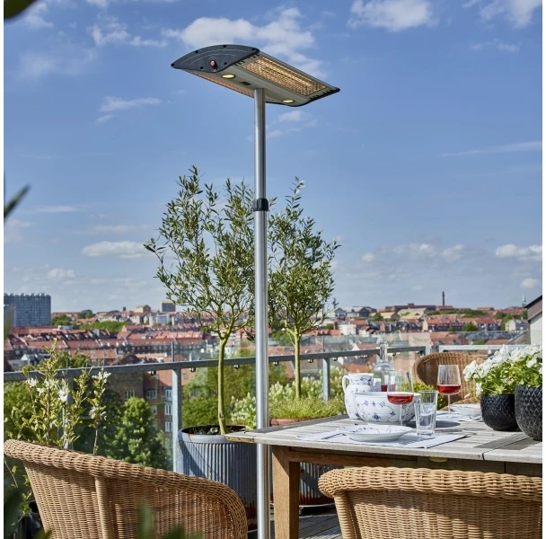 Nsh Nordic HORTUS terasos šildytuvas, grindinis, modelis 1000/2000 W GT (211-390)