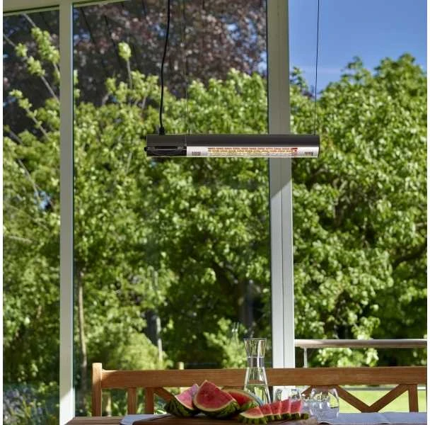 Nsh Nordic HORTUS sieninis kiemo šildytuvas, modelis 1500 W, nuotolinio valdymo pultas GT (211-357)