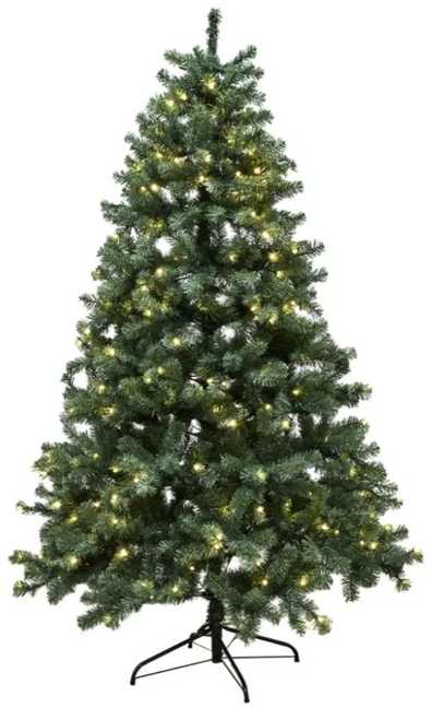 Nsh Nordic Dirbtinė Kalėdų eglutė iš PVC "ASH", B+ klasė, 210x138 cm su LED šviesa NORDIC WINTER (780-137)