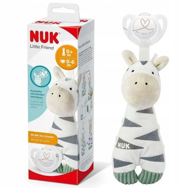 NUK NUK Schnuller Buddy Little Friend Zebra
