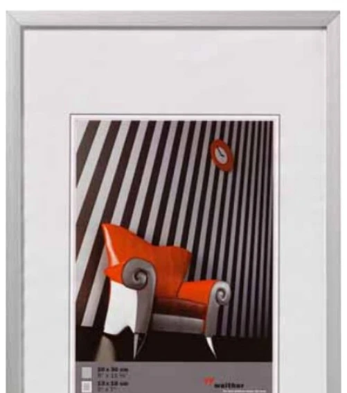 Nuotraukų rėmelis walther design AJ030S Chair 20x30cm aluminio, sidabrinis