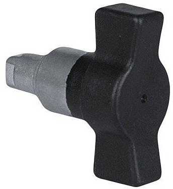 Nvent Hoffman nVent Thermal Management T-Griff für Wandgehäuse 40x19.4x48mm Kunststoff Juodas ALT560