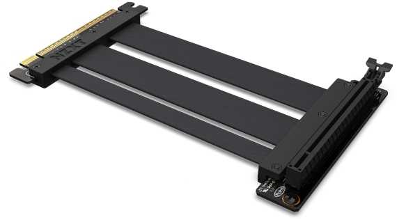 NZXT vertikalios vaizdo plokštės tvirtinimo kronšteinas NZXT (PCIE 4.0) balta