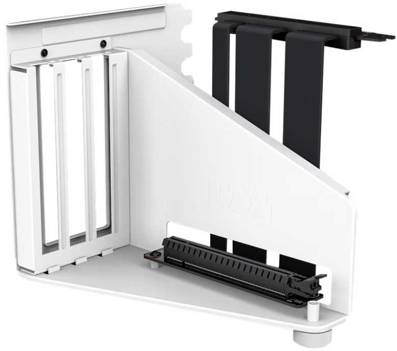 NZXT vertikalios vaizdo plokštės tvirtinimo kronšteinas NZXT (PCIE 4.0) balta
