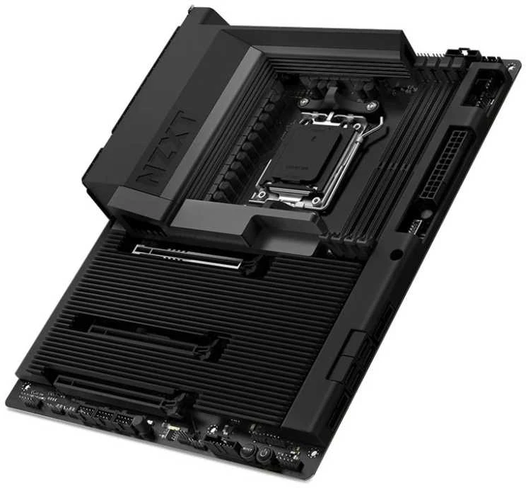Pagrindinė plokštė NZXT N7 B850 WiFi juodas DDR5 AM5 juodas dangtelis N7-B85XT-B1 mažmeninė prekyba