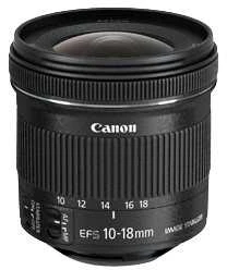 Canon EF-S10-18ISSTM „Ultra“ platus objektyvas Juoda