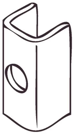 OBO Bettermann Bettermann tarpiklis trapecijos formos profiliams DS 4 FS (6416551)