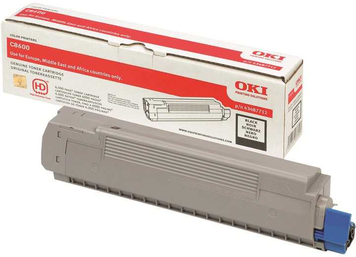 OKI toner juodas for C8600 C8800 6000pages