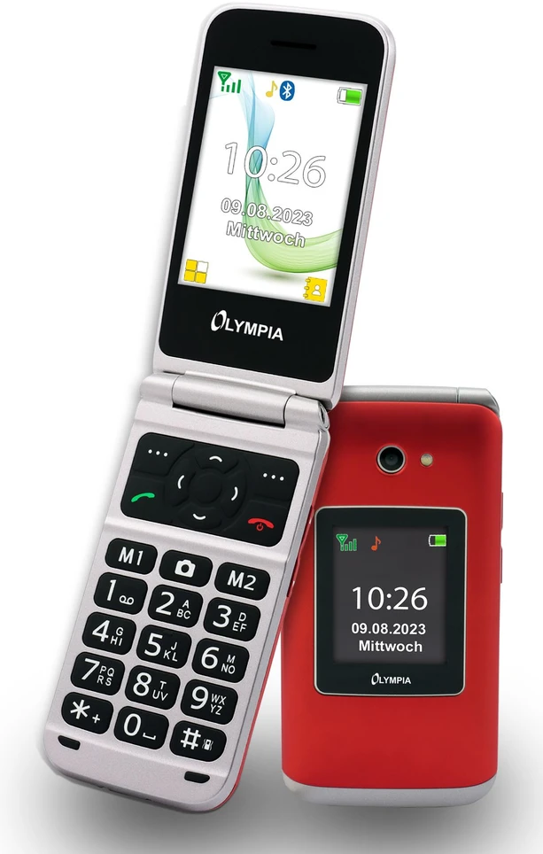 OLP Olympia VITUS 4G 7,11 cm (2,8″) 147 g Raudonas vaizdo telefonas