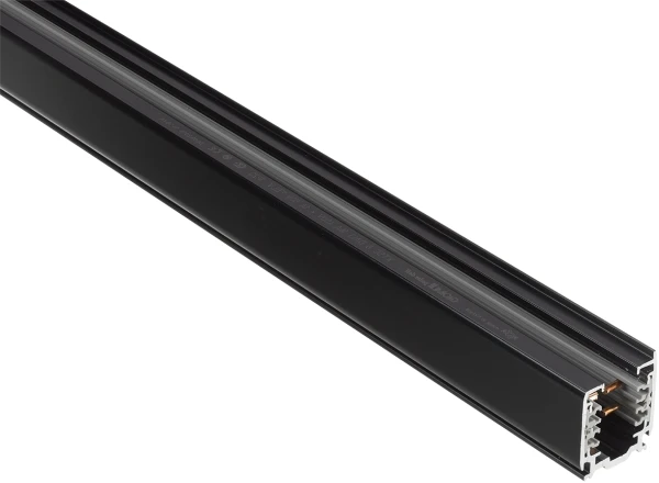 Solar Plus 2m ilgio 4 šerdžių, 3 fazių paviršinio montavimo bėgelis XTSC6200-2, juodas